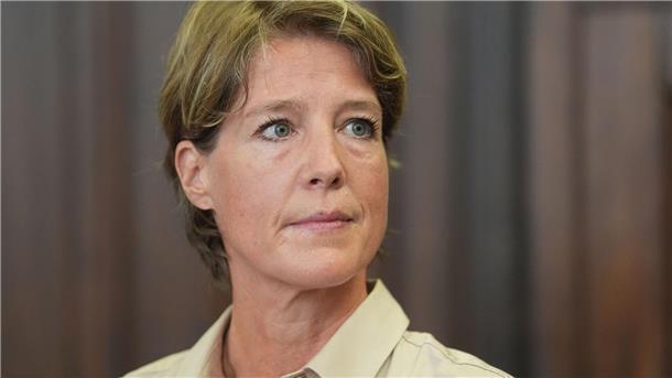 Christina Block schildert Pläne zur Rückholung ihrer Kinder Christina Block im Gerichtssaal.