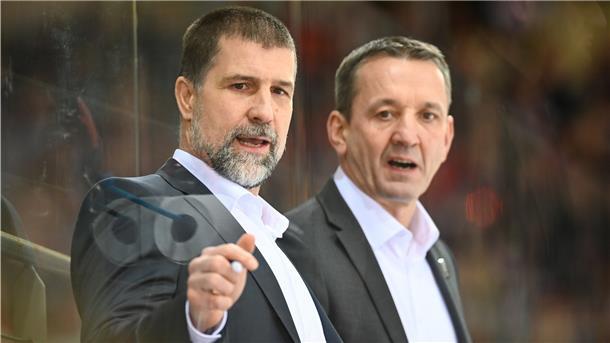 Co-Trainer Martin Jiranek und Trainer Thomas Popiesch.