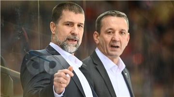 Co-Trainer Martin Jiranek und Trainer Thomas Popiesch.