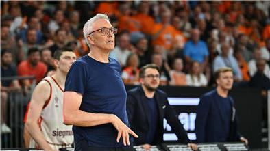 Coach Gordon Herbert sah den ersten Sieg des FC Bayern München in dieser Euroleague-Saison.