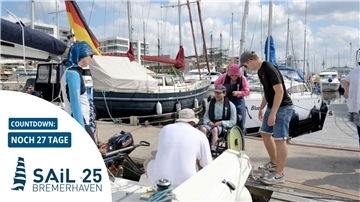 Logo zur Sail Bremerhaven. 