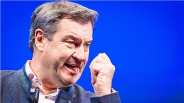 CSU-Chef Markus Söder spricht auf dem 75. Deutschlandtag der Jungen Union.