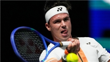 Daniel Altmaier ist beim Turnier in Metz im Viertelfinale ausgeschieden. (Archivbild)