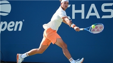 Daniel Altmaier konnte seine Partie gegen Alex De Minaur nicht zu Ende spielen.