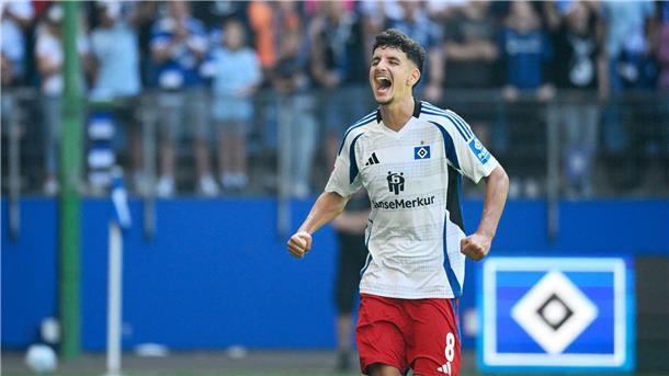 Daniel Elfadli traf zum 2:0 für den HSV.