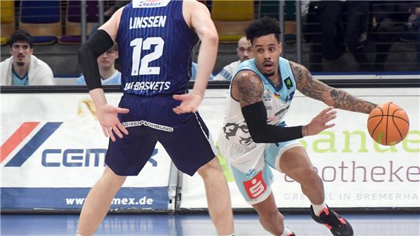 Die Eisbären holen Shooting Guard Norl zurück Daniel Norl (rechts) hat in der Saison 2022/2023 einen guten Eindruck bei den Eisbären hinterlassen. Nach einem Jahr in Düsseldorf kehrt der Deutsch-Amerikaner zurück nach Bremerhaven.