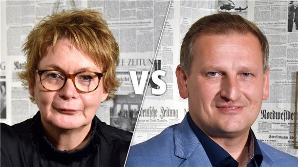 Duell um den Cuxland-Wahlkreis 57: CDU und SPD im Kreuzverhör Daniela Behrens (SPD) trifft im Wahlkreis 57 - Geestland auf CDU-Politiker Claus Seebeck.