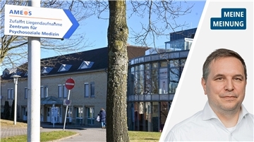 Ein Krankenhaus in Debstedt in Geestland.