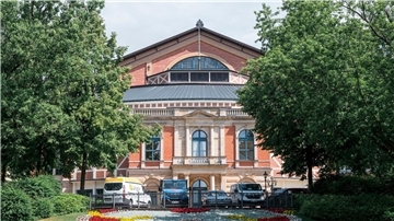 Das Bayreuther Festspielhaus.