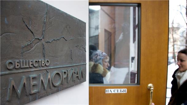 Friedensnobelpreis geht an osteuropäische Menschenrechtler Das Büro von Memorial in Moskau auf einem Archivbild aus dem Jahr 2013.