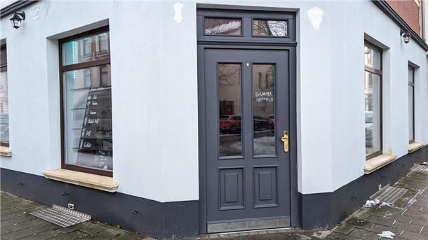 Café Gamma-Waffeln im Goethequartier wieder dicht Das Café Gamma-Waffeln.
