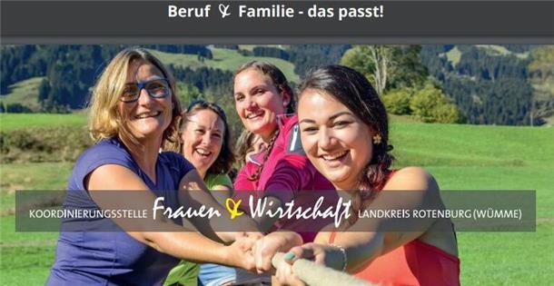 Kreis Rotenburg möchte Frauen und Wirtschaft stärken Deckblatt des Flyers der Ko-Stelle Frauen & Wirtschaft