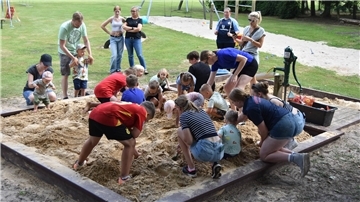 Das Dorffest in Augustendorf bot nicht nur der jüngeren Generation jede Menge unterhaltsames Programm.