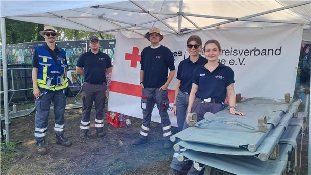 Hurricane-Liveticker: Ein Wahnsinns-Festival geht zu Ende Das DRK ist bereit für den Einsatz.