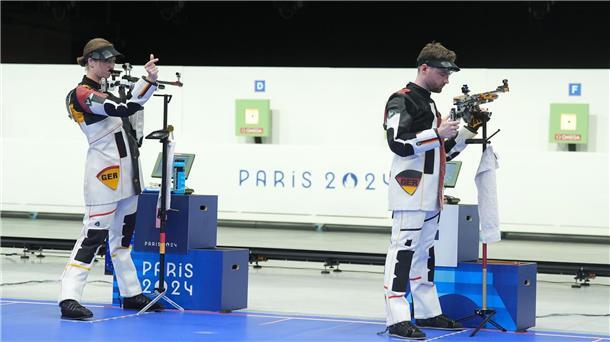 Schützen-Duo verpasst Olympia-Bronze - Reitz stark Das Duo Anna Janßen und Maximilian Ulbrich verpasste die Bronze-Medaille.