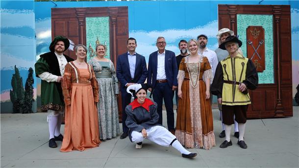 Das Ensemble der Freilichtbühne Lilienthal spielt „Was ihr wollt“ von William Shakespeare.