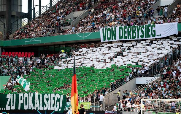 Fußballfans von Werder Bremen