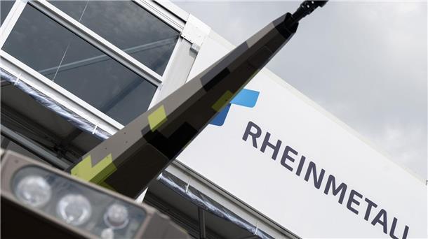 Das Flugabwehr-Geschütz Skyranger von Rheinmetall bei der Berliner Luft- und Raumfahrtausstellung (ILA) im Jahr 2024. Die Waffenschmiede boomt. 