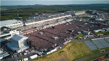 Das Gelände des Festivals „Rock am Ring“ im letzten Jahr.