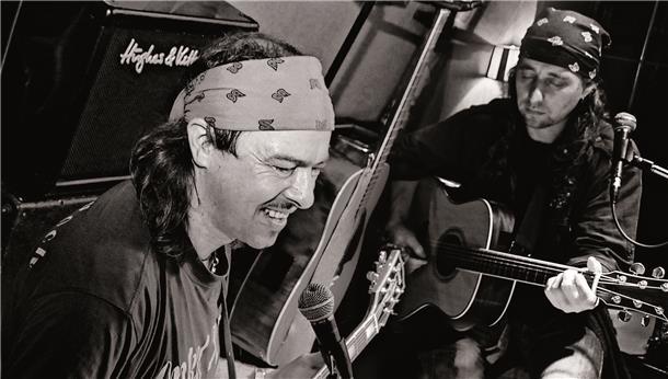 Bandfoto des Gitarren-Duos Onkel Tom und Huck