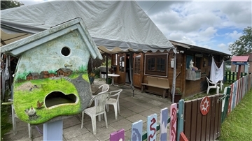 Das ist die „Kommandozentrale“ der Kinder- und Jugendfarm in Nordenham.