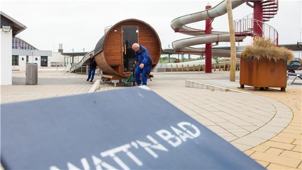 Watt’n Sauna-Spaß Das ist neu im Watt'n Bad: Vom 21. September an können Einheimische und Urlauber eine Fasssauna für jeweils drei Stunden am Vor- oder Nachmittag mieten.