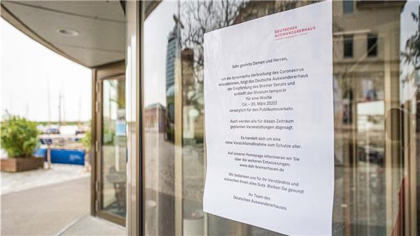 Mit Kurzarbeit durch die Krise? Das Klimahaus und das Deutsche Auswandererhaus in Bremerhaven haben für den Besucherverkehr bis mindestens zum 20. März geschlossen.