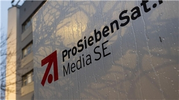 Das Logo der ProSiebenSat.1 Media SE in Unterföhring.