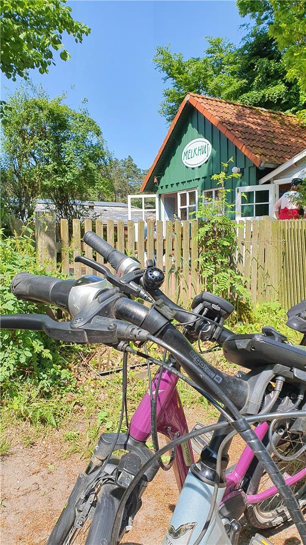 Das Melkhus auf dem Biohof von Ada Fischer an der Arenscher Straße 56 in Cuxhaven liegt direkt am Weser-Radweg.