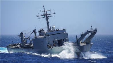 Das mexikanische Landungsschiff „Usumacinta“ nahm im Juni 2024 an der internationalen Formationsfahrt von Kalifornien nach Hawaii teil. Mit dabei waren auch Schiffe der deutschen Marine. 