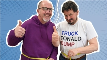 Das Osterwochenende war fatal, die rückliegende Woche durchwachsen. Doch das Maßband zeigt: Die Bäuche werden kleiner. Detlef Glückselig und Jens Schönig sind zufrieden.