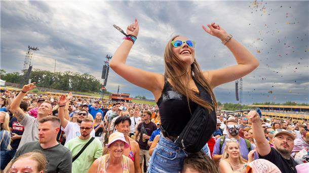 Das Parookaville in Weeze am Niederrhein ist eines der größten Elektro-Festivals in Europa.