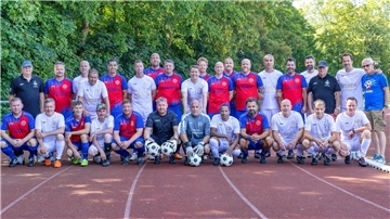 Ü40 des 1. FC Nordenham gegen Ehemalige