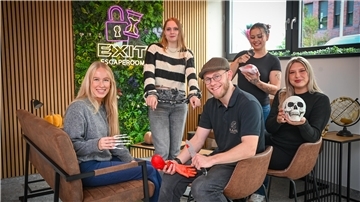 Eingang des neuen Escaperooms