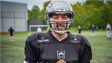 Das Training mit Kontakt hat Mika Mesterharm von den Bremerhaven Seahawks gefehlt.