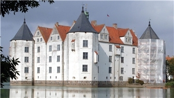 Das Wasserschloss in Glücksburg.