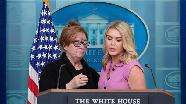 Streit um Trumps Abschiebepolitik: Härtetest für Rechtsstaat Das Weiße Haus präsentiert die Mutter einer ermordeten Frau als Ehrengast. (Archivbild)