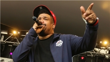 David Jude Jolicoeur von De La Soul am 18. März 2017 in Austin, Texas. Jolicoeur, eines der Gründungsmitglieder des Long Island Hip-Hop-Trios De La Soul, ist im Alter von 54 Jahren gestorben.