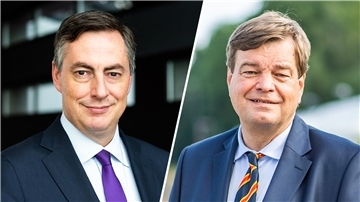 David McAllister (CDU, Fraktion EVP, linkes Bild) und Enak Ferlemann (CDU) dürften in Berlin im Gespräch sein.