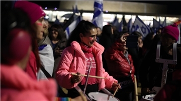 Demonstrantinnen in Tel Aviv.