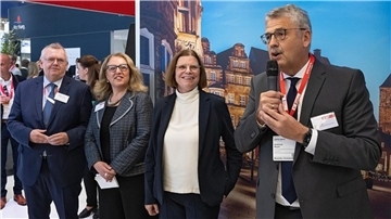 Eröffnung des Gemeinschaftsstands des Landes Bremen auf der Expo Real 2023 in München