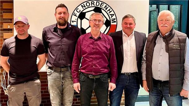 Michael Hedemann, Thomas Neumann, Raoul Krippner, Matthias Janßen und Max-Peter Michel