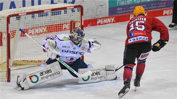 Der 22-jährige Verteidiger Gregory Kreutzer sicherte den Pinguins mit seinem ersten DEL-Tor den Zusatzpunkt.