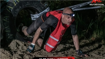 Michael Taylor beim Ultimate-Warrior-Hindernislauf
