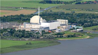 Sorge um Deichsicherheit am Kernkraftwerk Unterweser Kernkraftwerk Unterweser