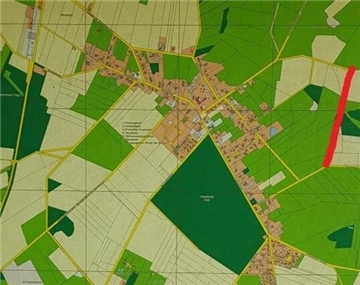 Der auf der Karte rot markierte Abschnitt eines Rundwanderweges um Hesedorf gilt im Gyhumer Gemeinderat als Stein des Anstoßes.