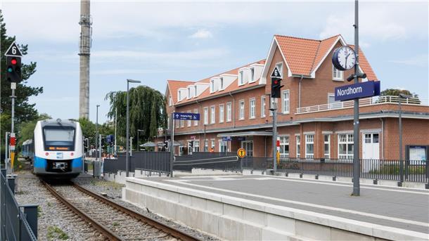 Halle/Saale und Nordhorn sind „Bahnhöfe des Jahres“ Der „Bahnhof des Jahres“ in Nordhorn.