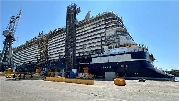 Neue Bilder vom Super-Kreuzfahrtschiff: So sieht die „Mein Schiff Relax“ jetzt aus Der Bau der "Mein Schiff Relax" geht gut voran. 2025 soll sie zur ersten Kreuzfahrt starten.
