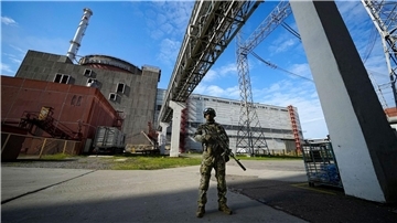 Der Bereich des ukrainischen Kernkraftwerks Saporischschja im Südosten des Landes ist weiter unter russischer Kontrolle.