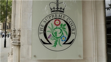 Der britische Supreme Court in London.